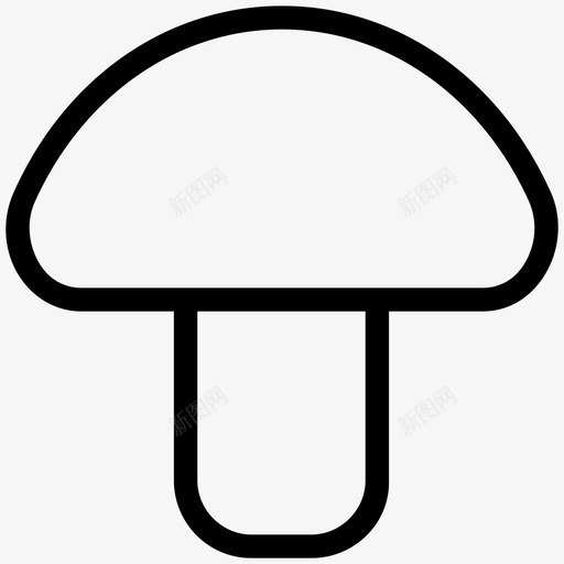 采购产品蘑菇蔬菜伞菌图标svg_新图网 https://ixintu.com 伞菌 健康食品 木耳 真菌 蔬菜 采购产品蘑菇