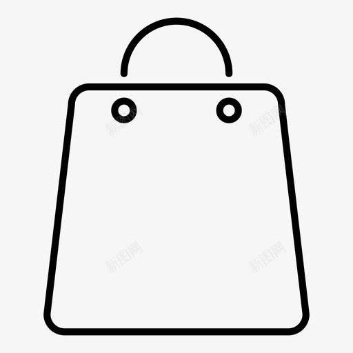 购物袋手提袋仓库图标svg_新图网 https://ixintu.com 仓库 商务和购物 容器 手提袋 把手 购物袋 配件 采购 钱包