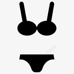 性感贴身采购产品贴身内衣泳装图标高清图片