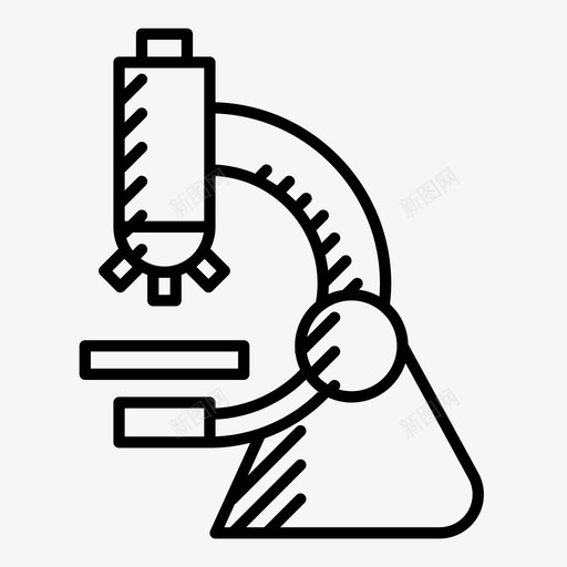 显微镜病毒科学图标svg_新图网 https://ixintu.com 化学 医学 实验室 显微镜 治疗 生物学 病毒 研究 科学 透镜