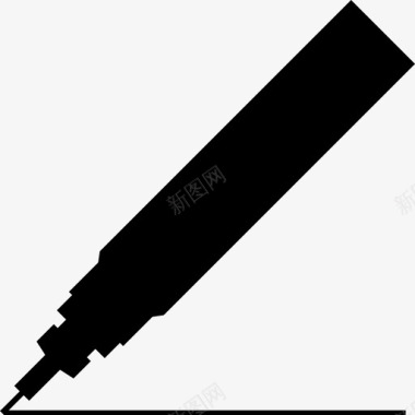 钢笔墨水标记图标图标
