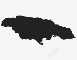 牙买加地图牙买加旅游地点图标高清图片