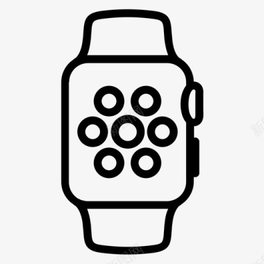 apple watchui计时器图标图标