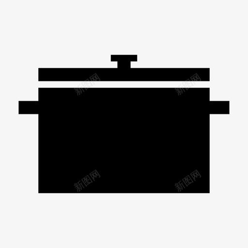 平底锅餐厅锅图标svg_新图网 https://ixintu.com 厨房 叉烧锅 大桶 大锅 平底锅 水壶 烹饪 锅 食物 餐厅