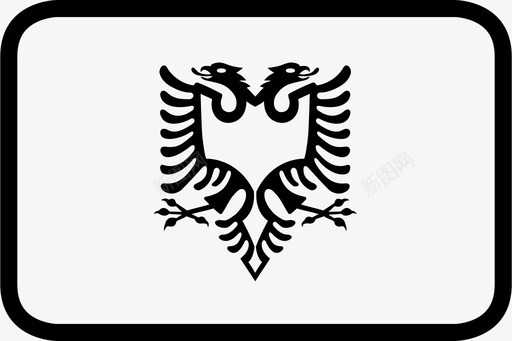 阿尔巴尼亚国家地区图标svg_新图网 https://ixintu.com 国家 地区 地图 阿尔巴尼亚 阿尔巴尼亚国旗
