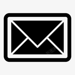 漂亮信件信封电子邮件信件图标高清图片
