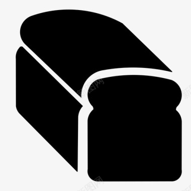 面包水混合图标图标