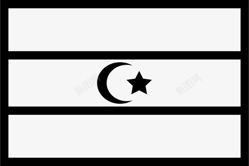 利比亚国旗国家政府图标图标