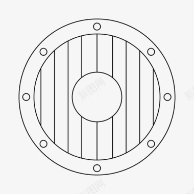 盾牌中世纪物品中世纪装备图标图标