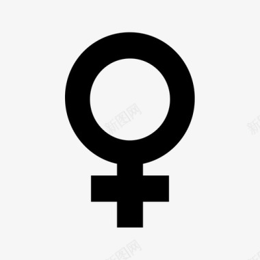 金星星座女性图标图标