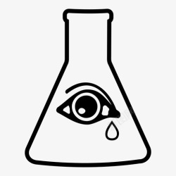 icon实验邀请评论剪影科学眼泪诺贝尔奖得主评论性别歧视图标高清图片