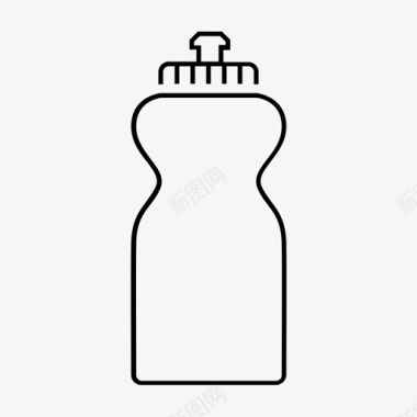 水瓶水化物补水图标图标