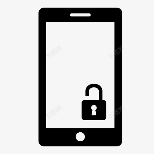 解锁电话挂锁密码图标svg_新图网 https://ixintu.com pda pin 保护 安全 密码 挂锁 解锁电话