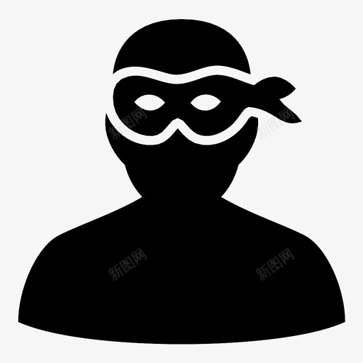 小偷窃贼犯罪图标svg_新图网 https://ixintu.com 偷窃 小偷 强盗 拿走 犯罪 窃贼 罪犯 隐藏 面具