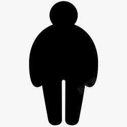 肥胖疾病肥胖疾病沉重图标高清图片