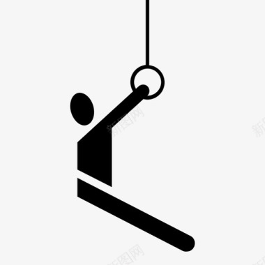 体操运动吊环图标图标