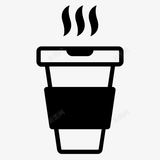 咖啡热饮冲泡图标svg_新图网 https://ixintu.com 冲泡 咖啡 早晨 早餐 杯子 热饮 纸杯 茶 茶logo 饮料
