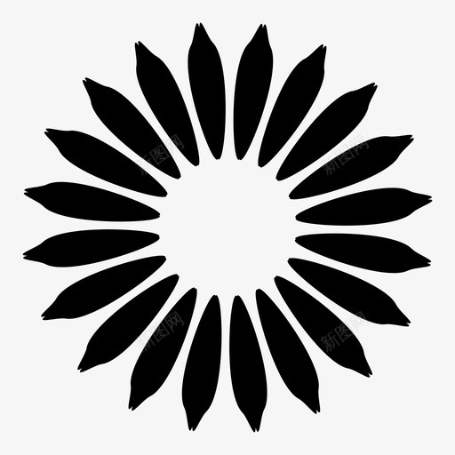 花块图形图标svg_新图网 https://ixintu.com 向日葵 图形 图表 块 开花 植物群 生态学 缓存 花 花1 装订