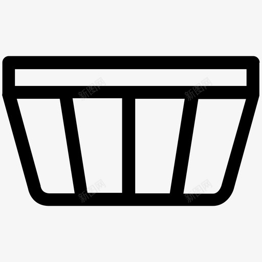 篮子数字衣柜时尚策划应用程序图标svg_新图网 https://ixintu.com 数字衣柜时尚策划应用程序 篮子