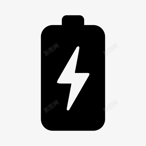 电池电源手机电池图标svg_新图网 https://ixintu.com 充电 充电电池 手机电池 电池 电池充电 电池电量 电源 螺栓 闪电