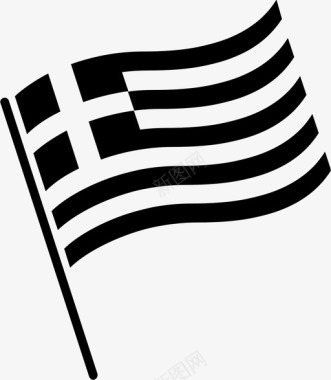希腊国旗国家国旗国家符号图标图标