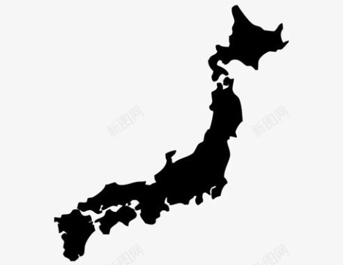 日本旅游地点图标图标