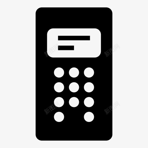 读卡器电话移动电话图标svg_新图网 https://ixintu.com 信用卡机 信用卡读卡器 手机 拨号盘 数字通信 电话 移动电话 读卡器