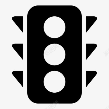 交通信号灯交通灯交通控制信号灯图标图标