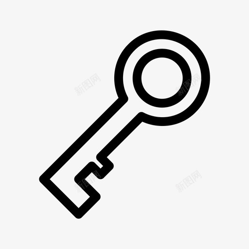 钥匙门禁门图标svg_新图网 https://ixintu.com 保护 安保 安全 密码 开锁 钥匙 锁 门 门禁