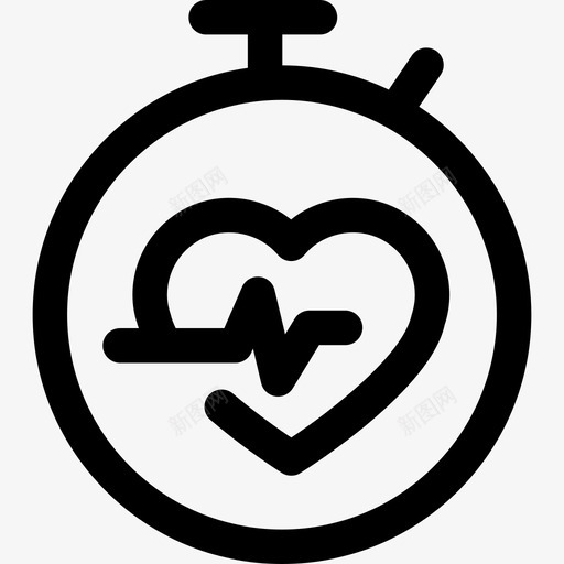 心脏频率医学医学和健康图标svg_新图网 https://ixintu.com 医学 医学和健康 心脏频率