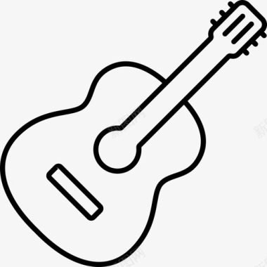 吉他琴弦和弦乐器图标图标