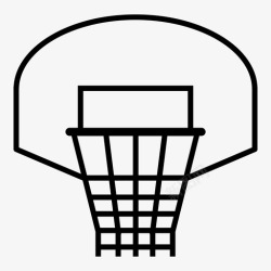 篮板球篮球圈篮板球门图标高清图片