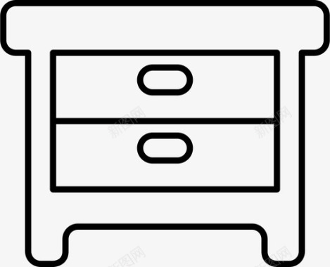 床头柜抽屉宇宙支架图标图标