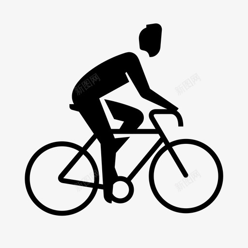 骑车人交通工具骑手图标svg_新图网 https://ixintu.com 交通工具 人 搬家 活动中的人 自行车 车辆 骑手 骑自行车 骑车人
