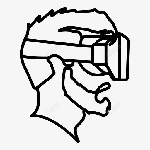 oculus rift眼镜护目镜图标svg_新图网 https://ixintu.com oculus rift 护目镜 眼镜 耳机 虚拟现实