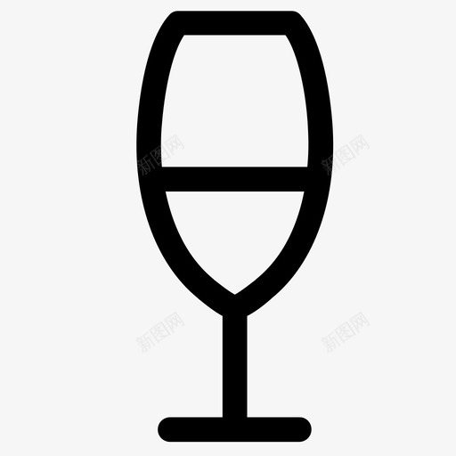 香槟葡萄酒汽酒图标svg_新图网 https://ixintu.com 咖啡厅 汽酒 玻璃杯 葡萄酒 起泡 酒吧 长笛 饮料 香槟