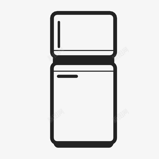 冰箱冷藏饮料图标svg_新图网 https://ixintu.com 储蓄 冰箱 冷藏 支架 食物 饮料