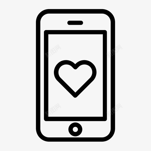 爱短信符号图标svg_新图网 https://ixintu.com 健康 医疗 喜欢 心脏 手机 手机概述 智能手机 激情 爱 短信 符号