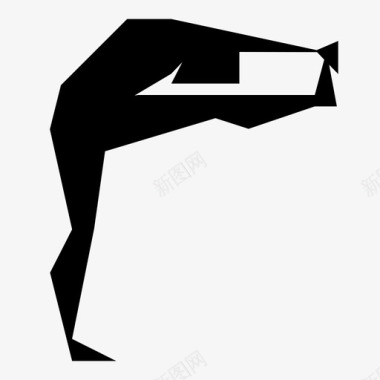 瑜伽膝盖姿势图标图标
