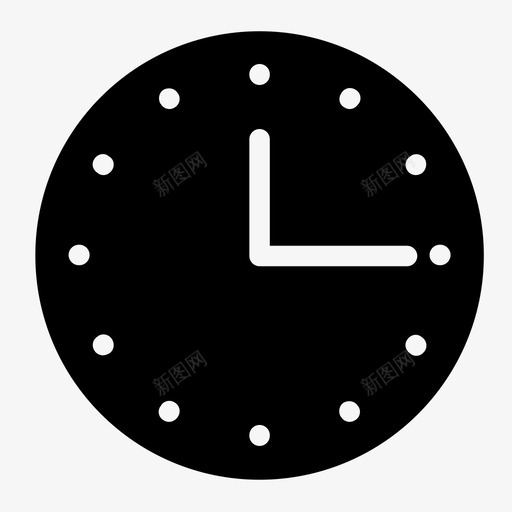 时钟手表计时器图标svg_新图网 https://ixintu.com 手表 时刻 时钟 滴答声 现在 秒 计时器 过去