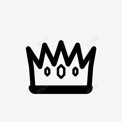皇冠皇室富豪图标svg_新图网 https://ixintu.com 国王 头饰 女王 富豪 帽子 时尚配饰 权力 珠宝 皇冠 皇室 礼服 装备 面具和头盔