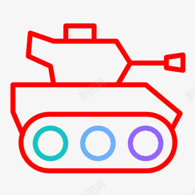 坦克陆军坦克驱逐舰图标图标