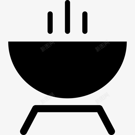 烧烤烹饪烹饪锅图标svg_新图网 https://ixintu.com 火锅 炉子上的烹饪锅 烧烤 烹饪 烹饪锅