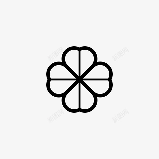 三叶草植物幸运图标svg_新图网 https://ixintu.com 三叶草 俱乐部 好运 好运符 小而简单 幸运 植物 绿色