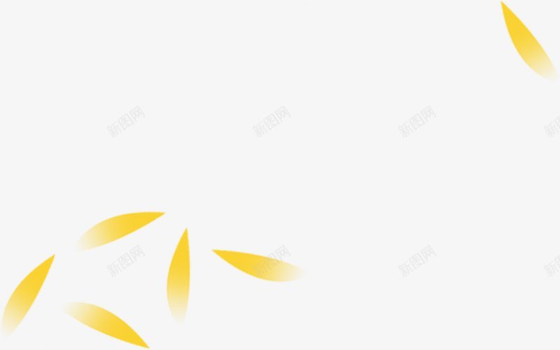 树叶黄色地产地产小中式png免抠素材_新图网 https://ixintu.com 中式 地产 小 树叶 高清 黄色