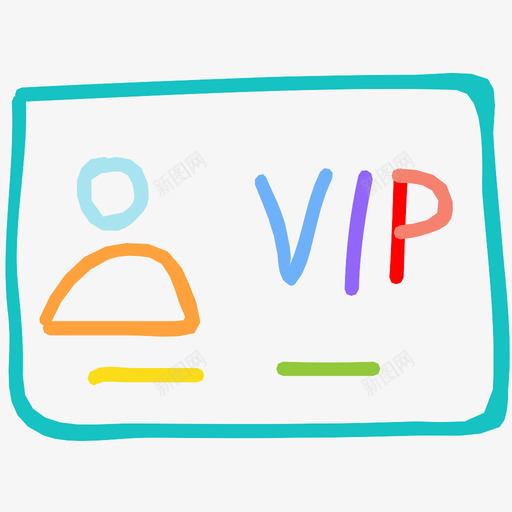 vip卡酒店和餐厅手绘涂鸦图标svg_新图网 https://ixintu.com vip卡 酒店和餐厅手绘涂鸦图标