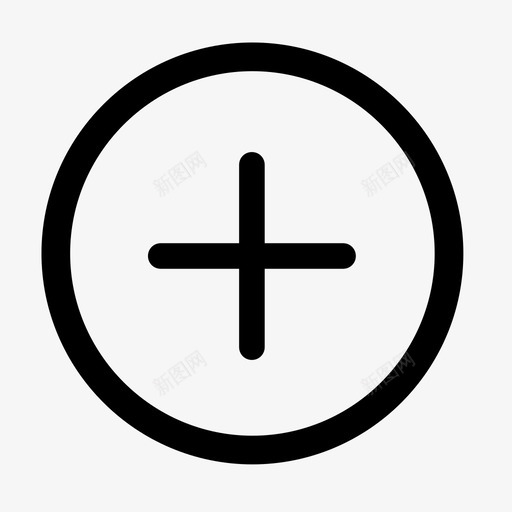 加法求和加图标svg_新图网 https://ixintu.com 上传 加 加法 合并 圈 求和 计数 计算 附加