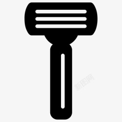 使用脱毛器声剃须刀面部使用剃须图标高清图片