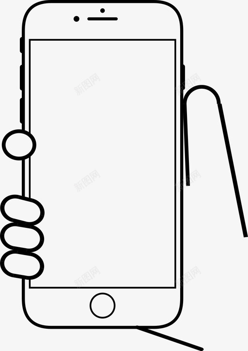 手机屏幕滚动图标svg_新图网 https://ixintu.com 屏幕 手机 教学 智能 智能手机 智能手机手势 滑动 滚动 点击 触摸 触摸屏