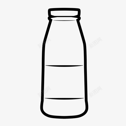瓶子水回收图标svg_新图网 https://ixintu.com 回收 塑料 塑料瓶 果汁瓶 水 玻璃 瓶子 饮料